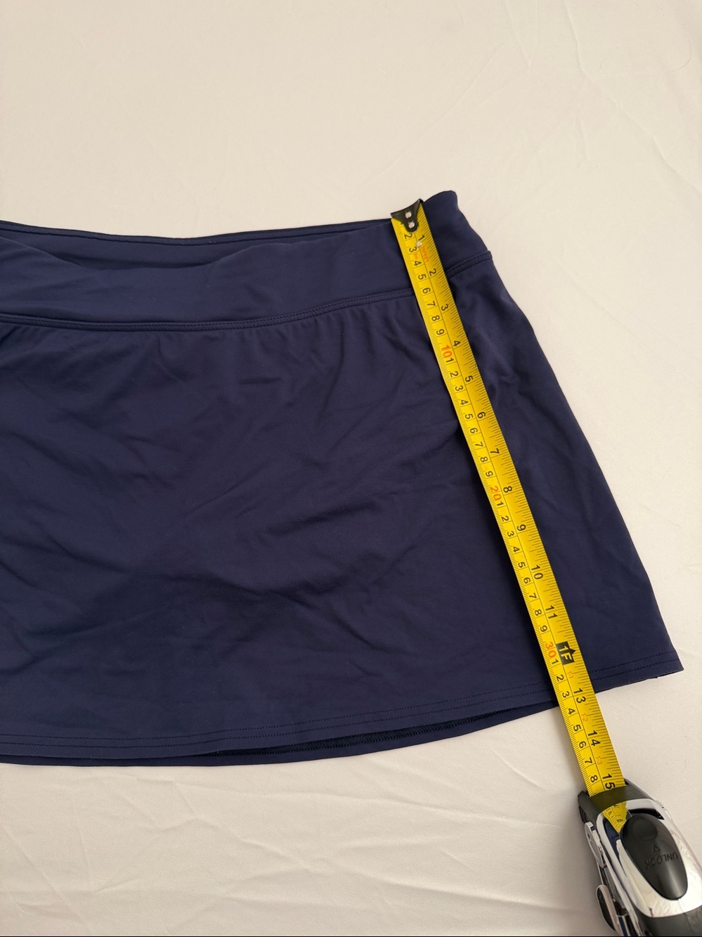 Lands End Deep Sea Navy Blue skirt swim bottom 8 - Picture 2 of 7